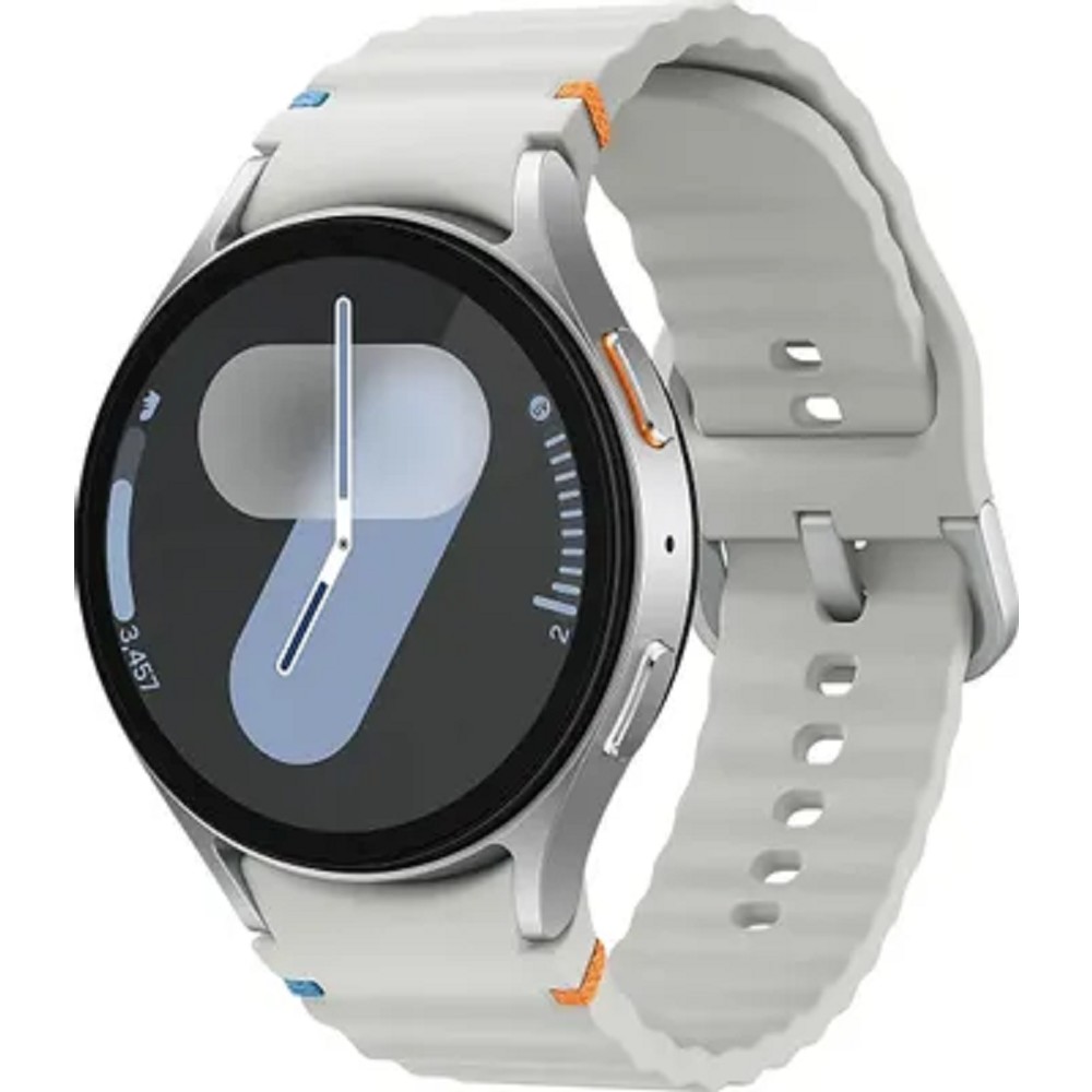 Умные часы Samsung Galaxy Watch 7 LTE 44мм 1.5&amp;quot; Super AMOLED корп.сереб. рем.серебристый 