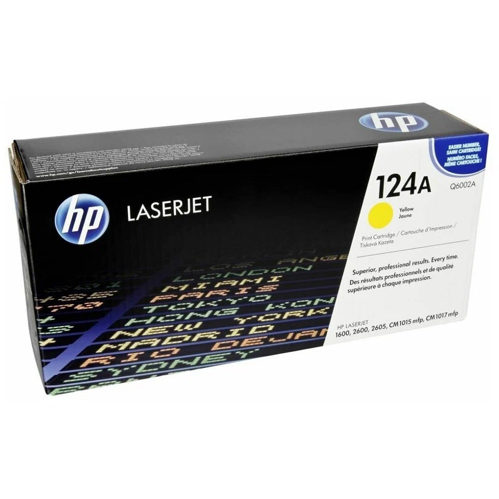 HP Q6002A Картридж ,Yellow{Color LaserJet 2600, Yellow, (2000стр.)}