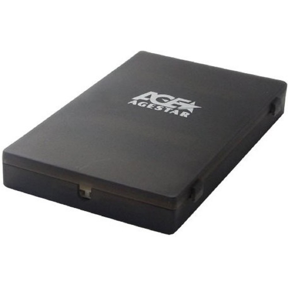 AgeStar SUBCP1 (BLACK) Корпус Black / Пластик / USB 2.0 / SATA Внешний бокс HDD/SSD 2.5 