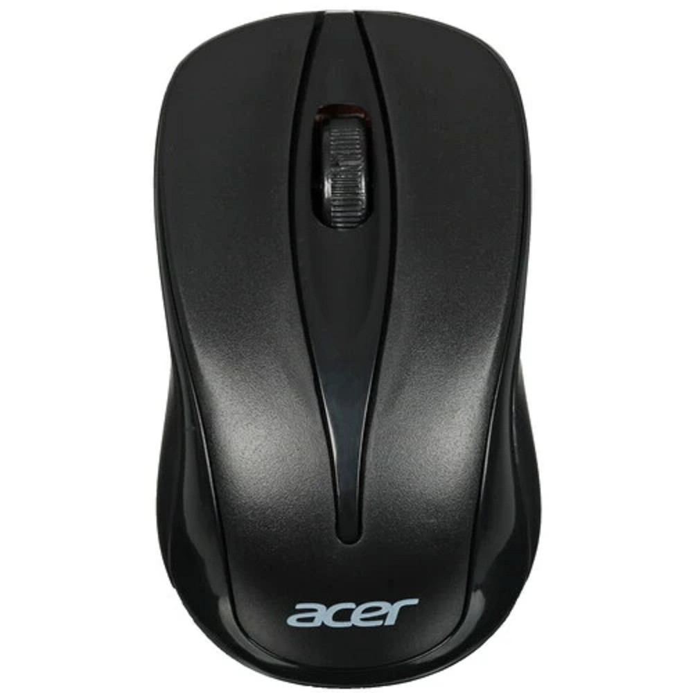 Повреждение упаковки Acer OMR131 [ZL.MCEEE.01E] черный оптическая мышь (1000dpi) беспроводная USB для ноутбука (2but)