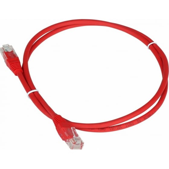 Патч-корд LanMaster вилка RJ-45,  вилка RJ-45,  кат.5е,  ПВХ,  10м,  красный [twt-45-45-10-rd]