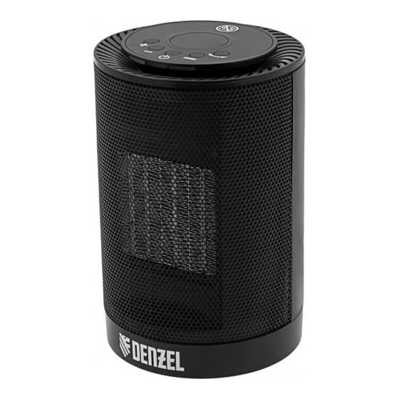 Denzel Тепловентилятор электр. керамический DTFC-1200, 3 реж., вентилятор, нагрев 600/1200 Вт [96418]