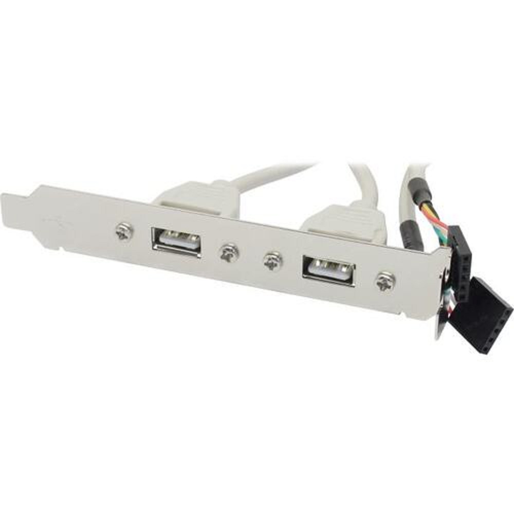 Espada Планка в корпус USB2.0 -2 порта, (EBRCT-2PrtUSB2) (39007)