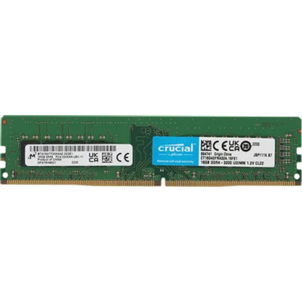 Crucial DDR4 DIMM 16GB CT16G4DFRA32A PC4-25600, 3200MHz