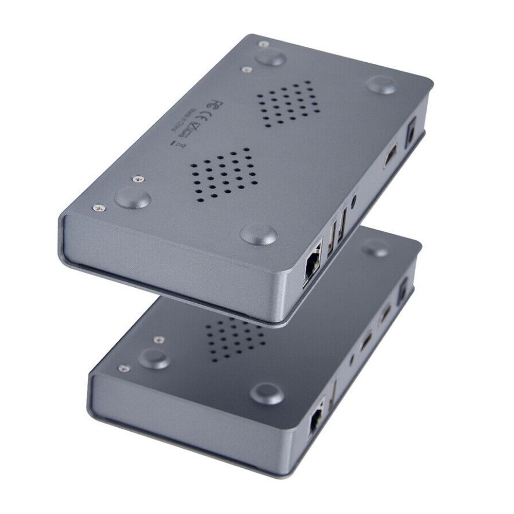 ORIENT VE051, HDMI KVM extender, HDMI+USB+Audio удлинитель до 120 м по витой паре Cat5e/6, HDMI 1.4, 4K@30Hz/1080p@60Hz, HDCP, передача ИК сигнала управления, пит. от вн.БП 5В/1А, метал.корп.(31068)