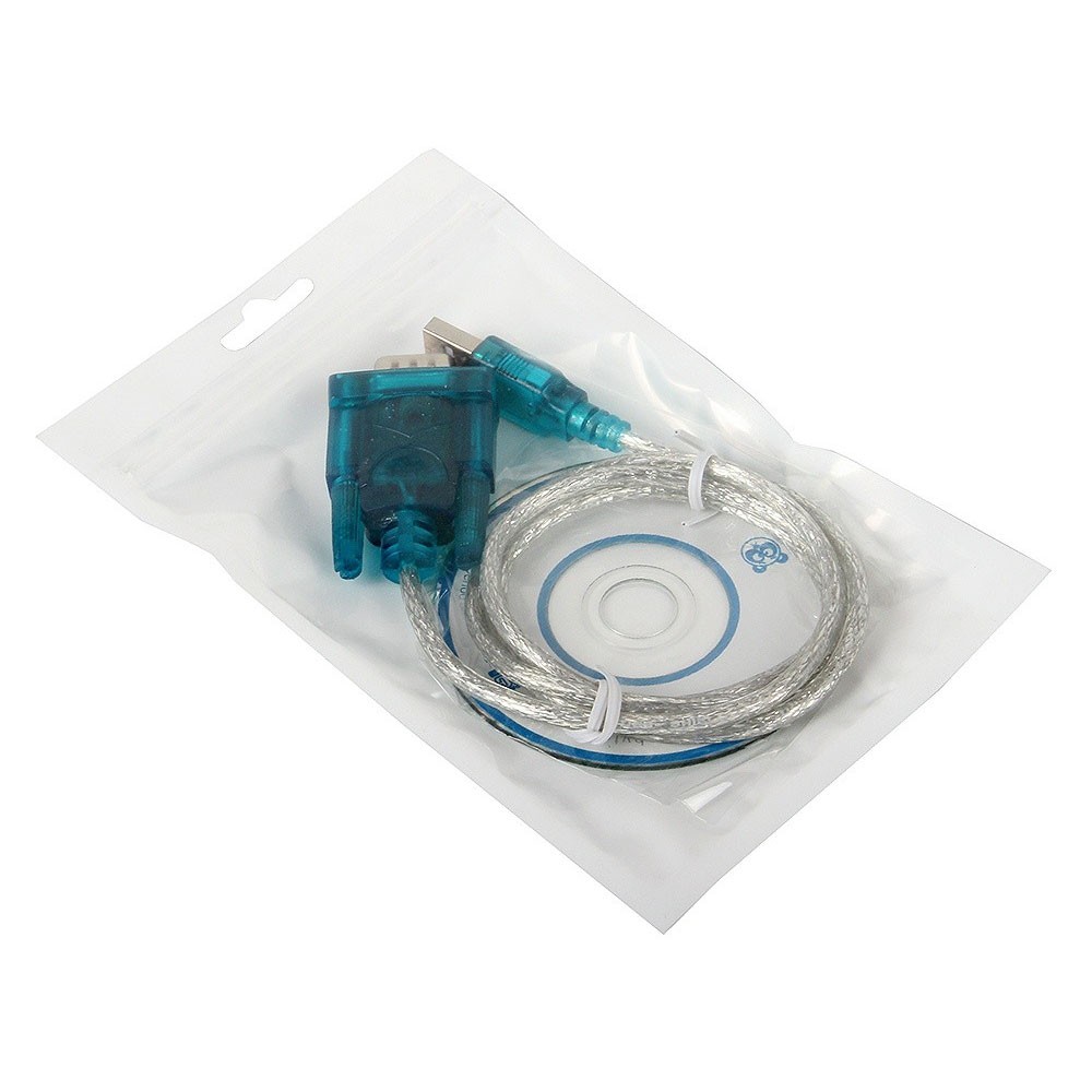 ORIENT Кабель-адаптер USS-102N USB Am to RS232 DB9M (WCH CH340, поддержка Win 8.x/10), длина 0.8м, крепеж разъема - винты (30677)