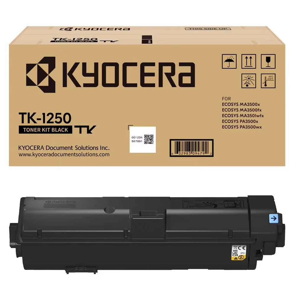 Kyocera-Mita TK-1250 Картридж для PA3500x/PA3500wx/MA3500x/MA3500fx 3 000 стр.