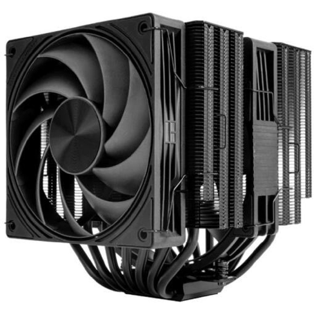 Thermalright Кулер Frost Tower 140 Black LGA115X/1200/1700/1851/2011/2066/AM4/AM5 (Dual Tower, 120mm + 140mm PWM Fan, медное основание, 7 тепл. трубок 6мм) / TRFT140B