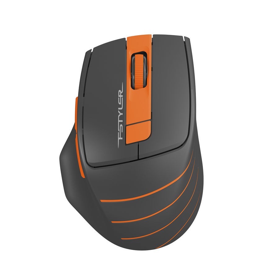 Мышь A4Tech Fstyler FG30 серый/оранжевый оптическая (2000dpi) беспроводная USB (6but)