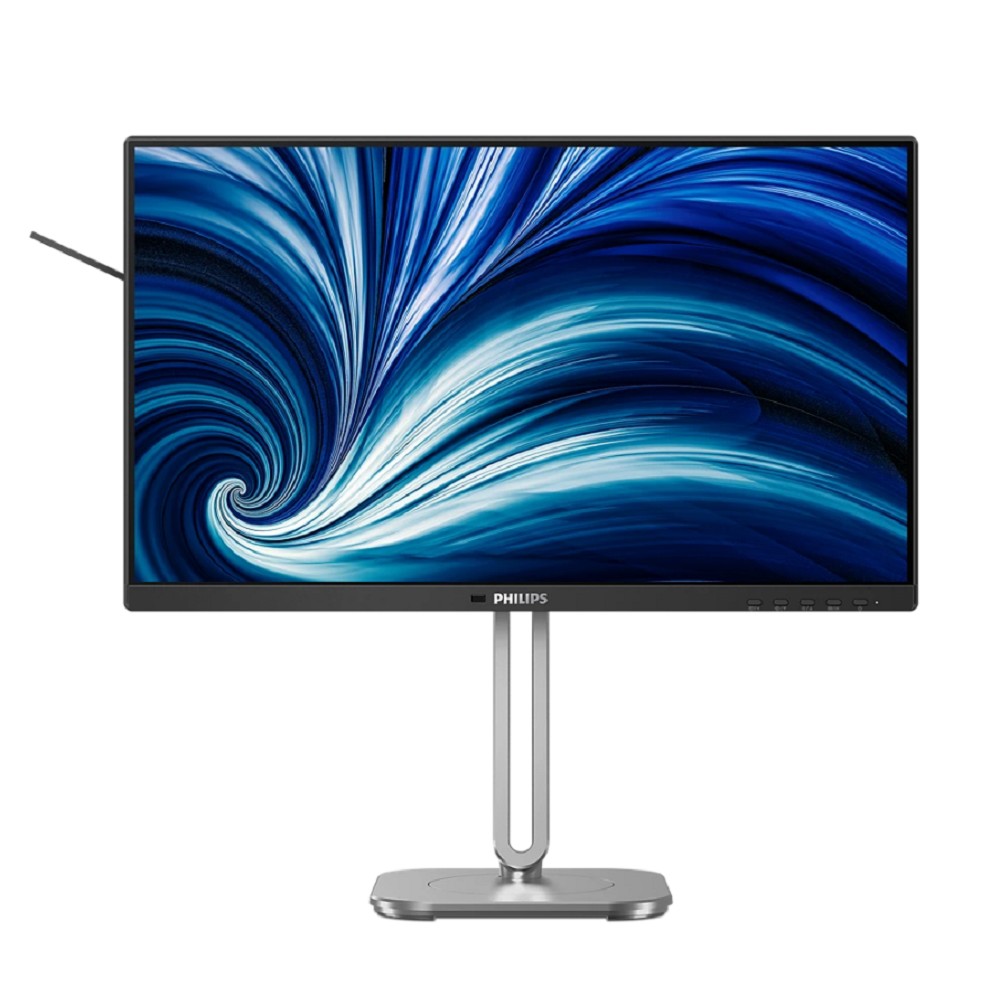 LCD PHILIPS 23.8" 24B2N4200/00 Black с поворотом экрана {IPS 1920x1080 120Hz 4ms 178/178 300cd 1500:1 HDMI DisplaePort 4xUSB3.2 2x2W HAS Pivot}