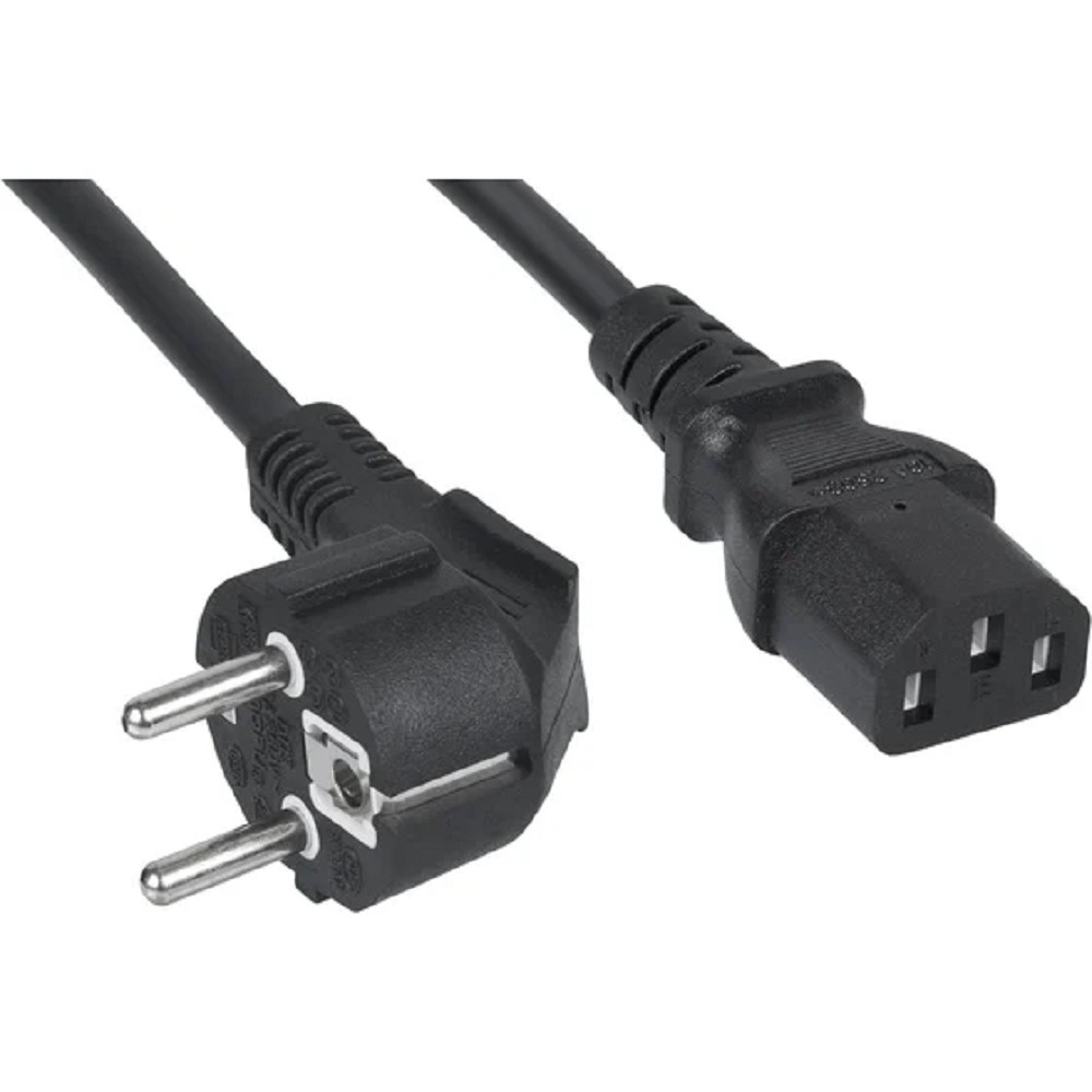 Cabeus PC-186-VDE-1.0-3M Кабель питания компьютера (Schuko+C13) (3x1.0), 3 м