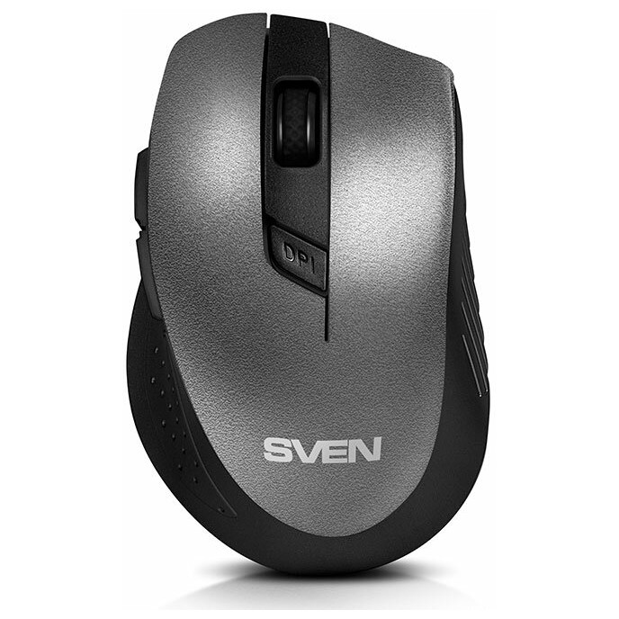 Беспроводная мышь Sven RX-425W серая (5+1кл. 800-1600DPI, блист)