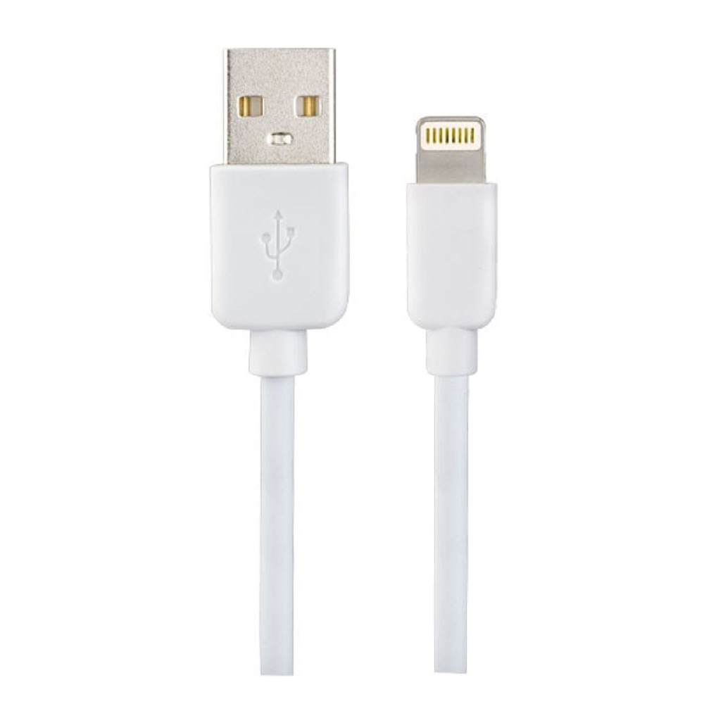 PERFEO Кабель для iPhone, USB - 8 PIN (Lightning), белый, длина 1 м., бокс (I4604) 