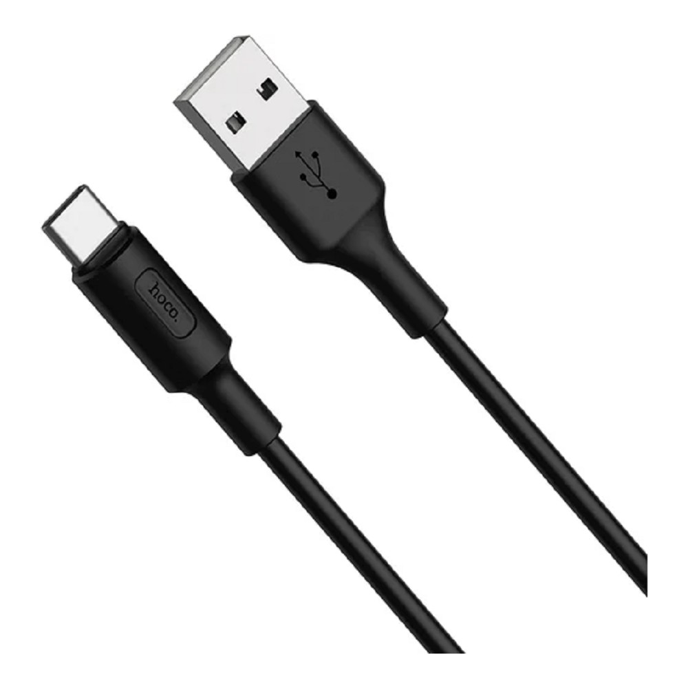 HOCO Кабель USB2.0 Hoco AM/Type-C, 2А, X25, 1м, черный, коробка