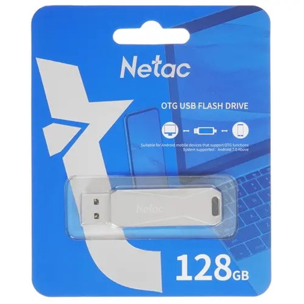 Netac USB Drive 128GB U782C USB3.0+TypeC Dual [NT03U782C-128G-30PN/NT03U782C-128G-32PN]