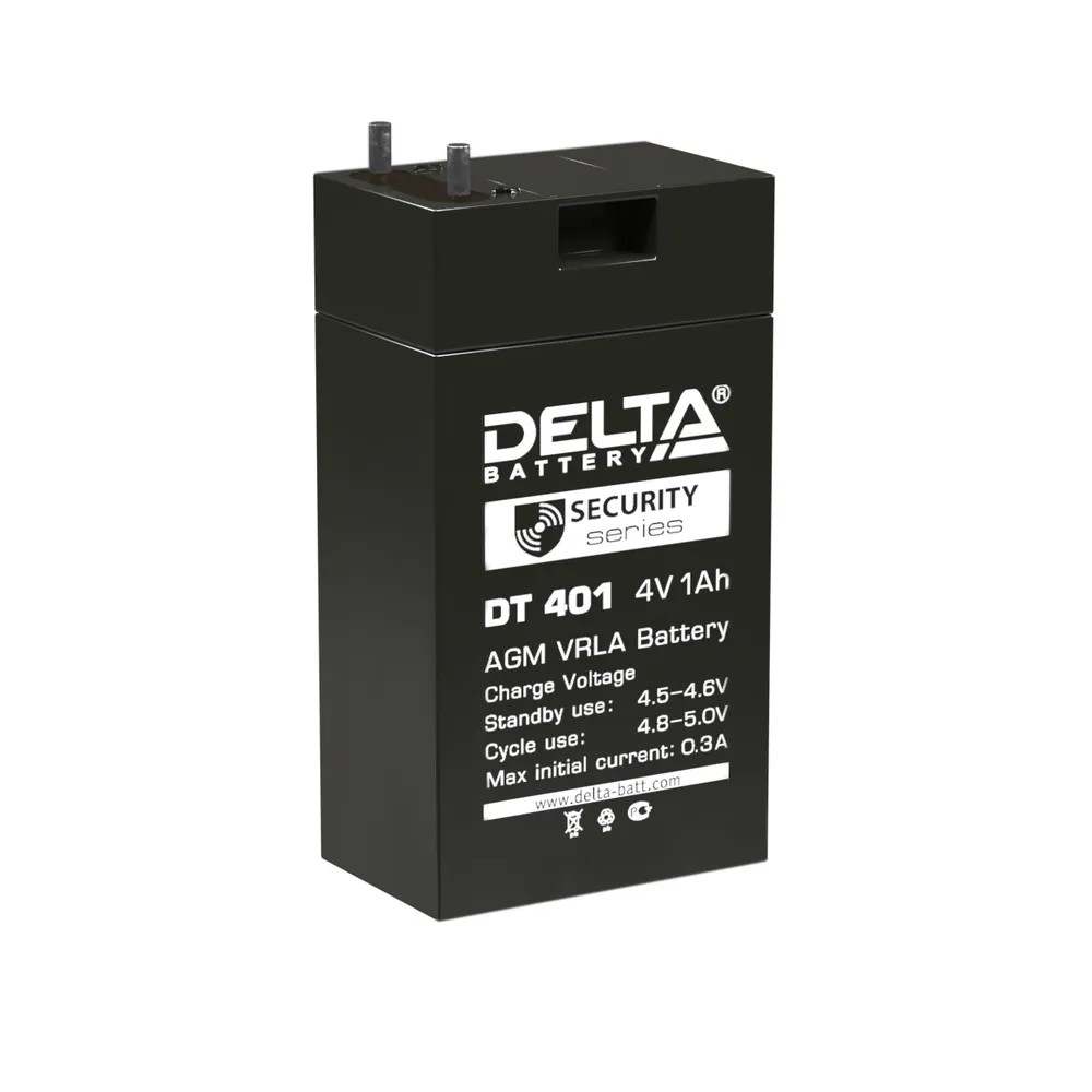 Delta DT 401 (1 А\ч, 4В) свинцово- кислотный аккумулятор  