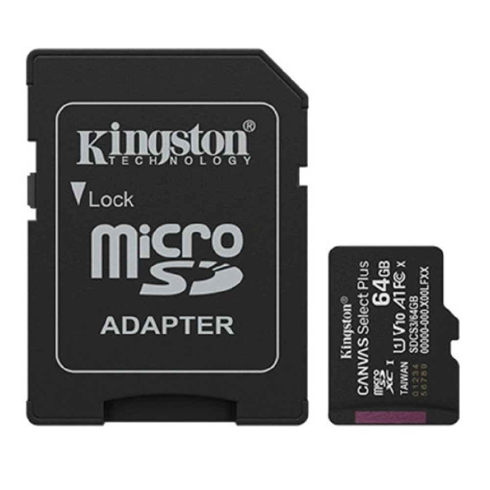 Повреждение упаковки Micro SecureDigital 64GB Kingston Canvas Select Plus, UHS-I, U3, V30, A2, с адаптером