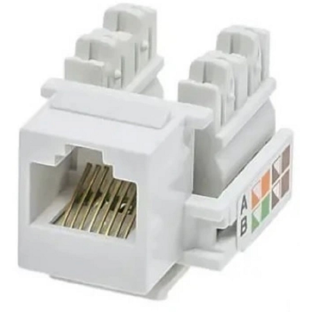 5bites Модуль KJU55-01W KEYSTONE JACK / UTP / 5E / 110 IDC / 90°