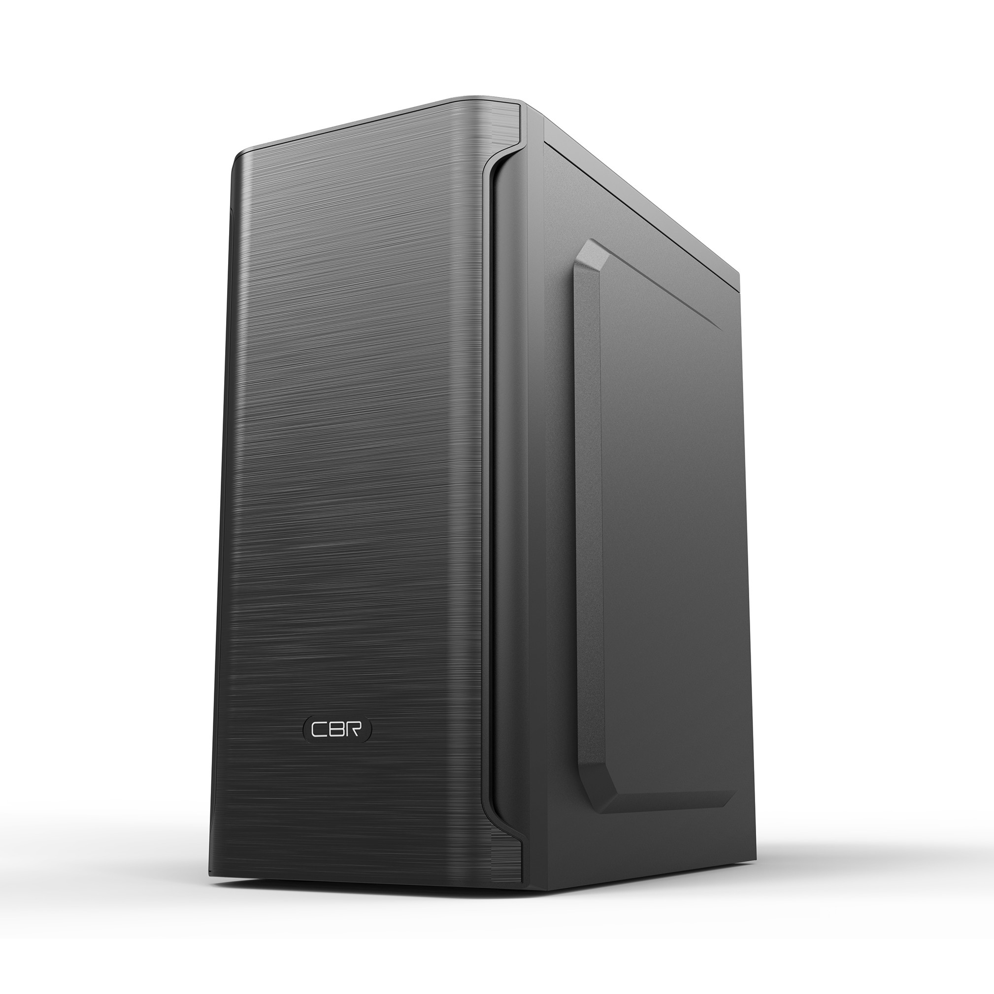 CBR Корпус mATX Minitower MX10, c БП PSU-ATX400-12EC (400W/120mm), 2*USB 2.0, HD Audio+Mic, Black [PCC-MATX-MX10-400W]