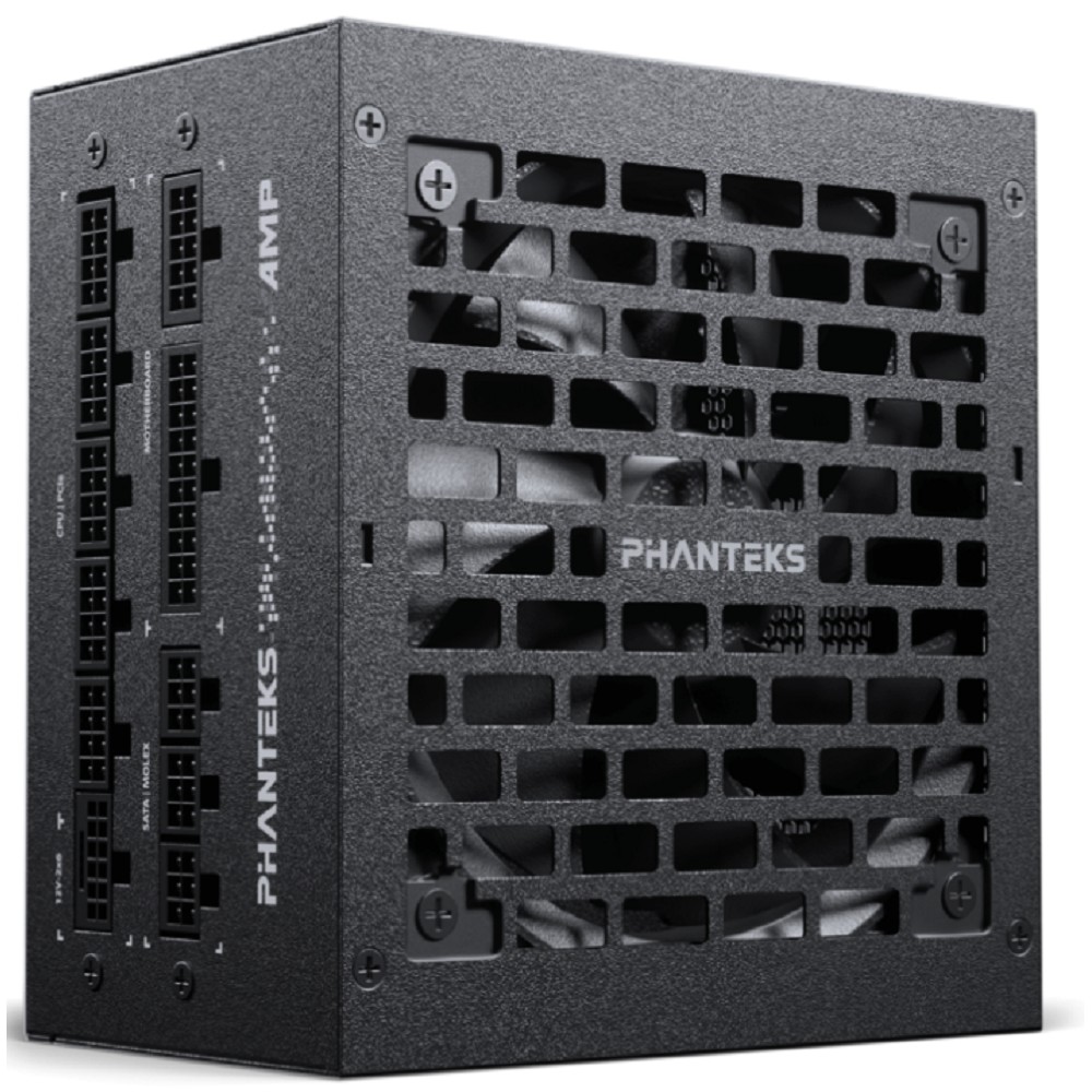 PHANTEKS Блок питания AMP GH 850W (80 Plus Gold, ATX 3.1, PCIe 5.1, APFC, 120mm Fan, Fully Modular, Black) / PH-P850GH_BK01