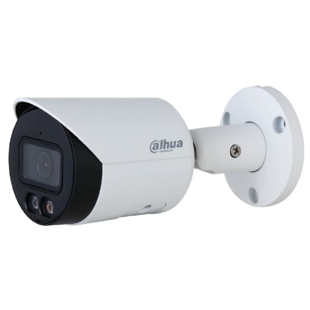 DAHUA DH-IPC-HFW2849SP-S-IL-0360B Уличная цилиндрическая IP-видеокамера SmartDualLight 8Мп, 1/2.7” CMOS, объектив 3.6мм, видеоаналитика, микрофон, ИК 30м, LED 30м, IP67, металл