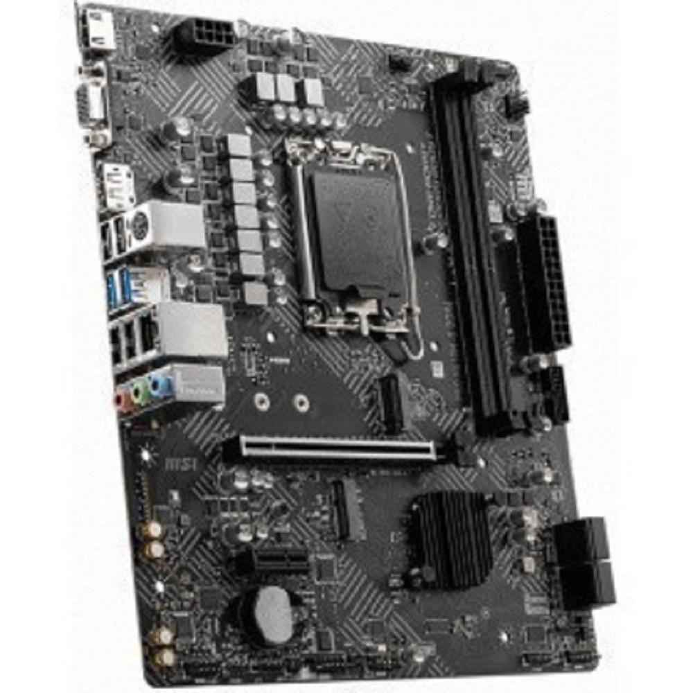 MSI PRO H610M-G DDR4 {Intel H610 LGA1700 2xDDR4-3200 1xPCIex16 4xSATA 1xM.2 HDMI VGA DP / mATX}