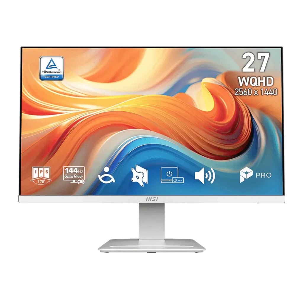 MSI PRO 27" MP273QW E14 {IPS 2560x1440 144Hz 300cd HDMI DisplayPort M/M In}