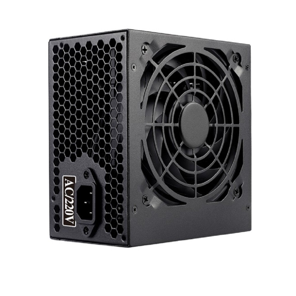 Блок питания CBR ATX 500W 80+ Bronze, DC-DC, APFC, 0.6mm, 24pin, 1*8-pin(4+4P), 2*6+2pin, 4*SATA, 4*IDE, 12cm fan, 1.5м кабель питания, черный [PSU-ATX500-12GM] BOX
