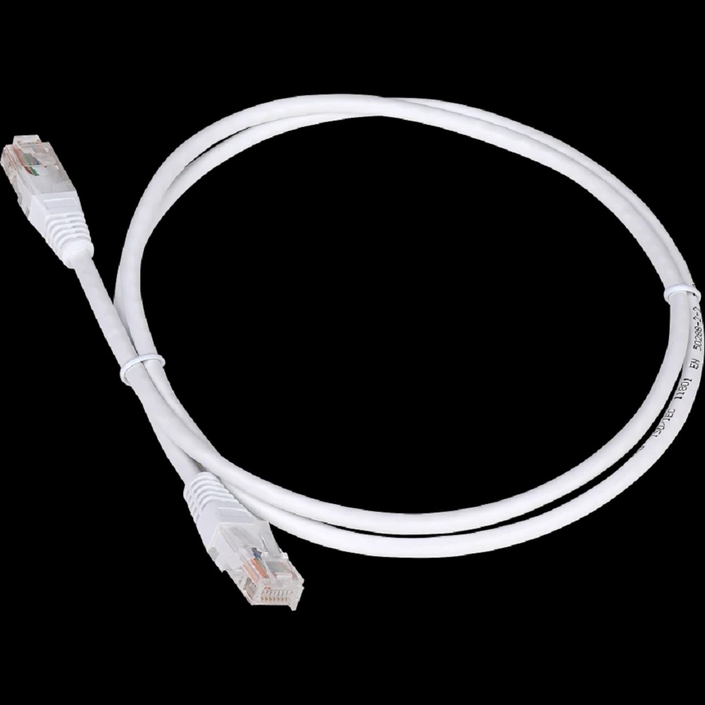 Патч-корд TWT UTP Cat.5e, залив колп, 15.0 м, белый (TWT-45-45-15-WH)