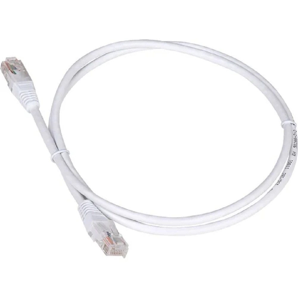 Патч-корд TWT UTP Cat.5e, залив колп, 15.0 м, белый (TWT-45-45-15-WH)