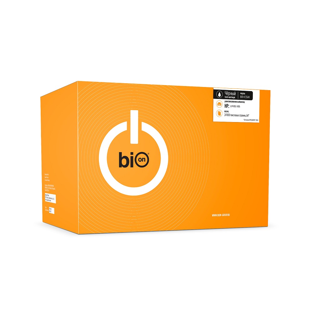 Повреждение упаковки Bion BCR-CC364X Картридж для HP{ LaserJet P4015/4515} (24000  стр.),Черный, с чипом