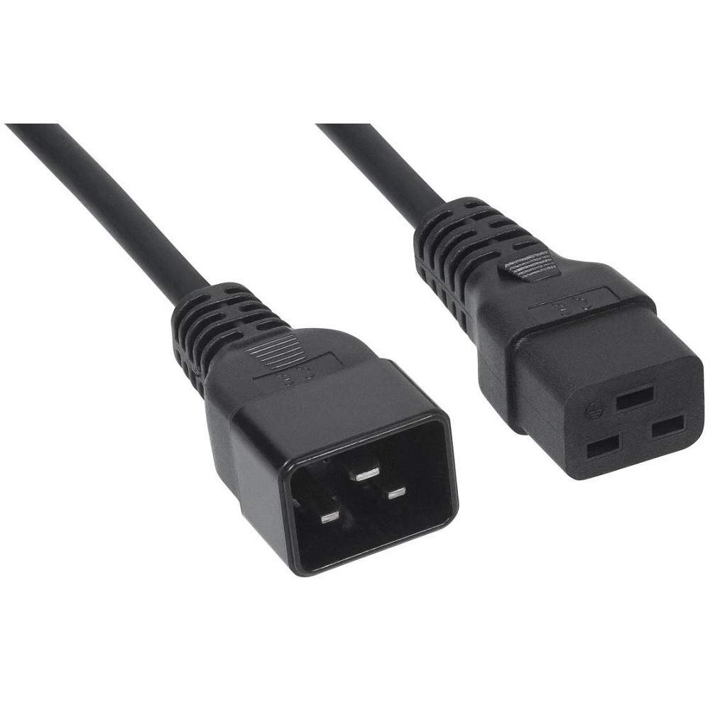 Rexant (04-2742) Шнур сетевой IEC 320 C19 – IEC 320 C20 3x1,5мм?, длина 3м