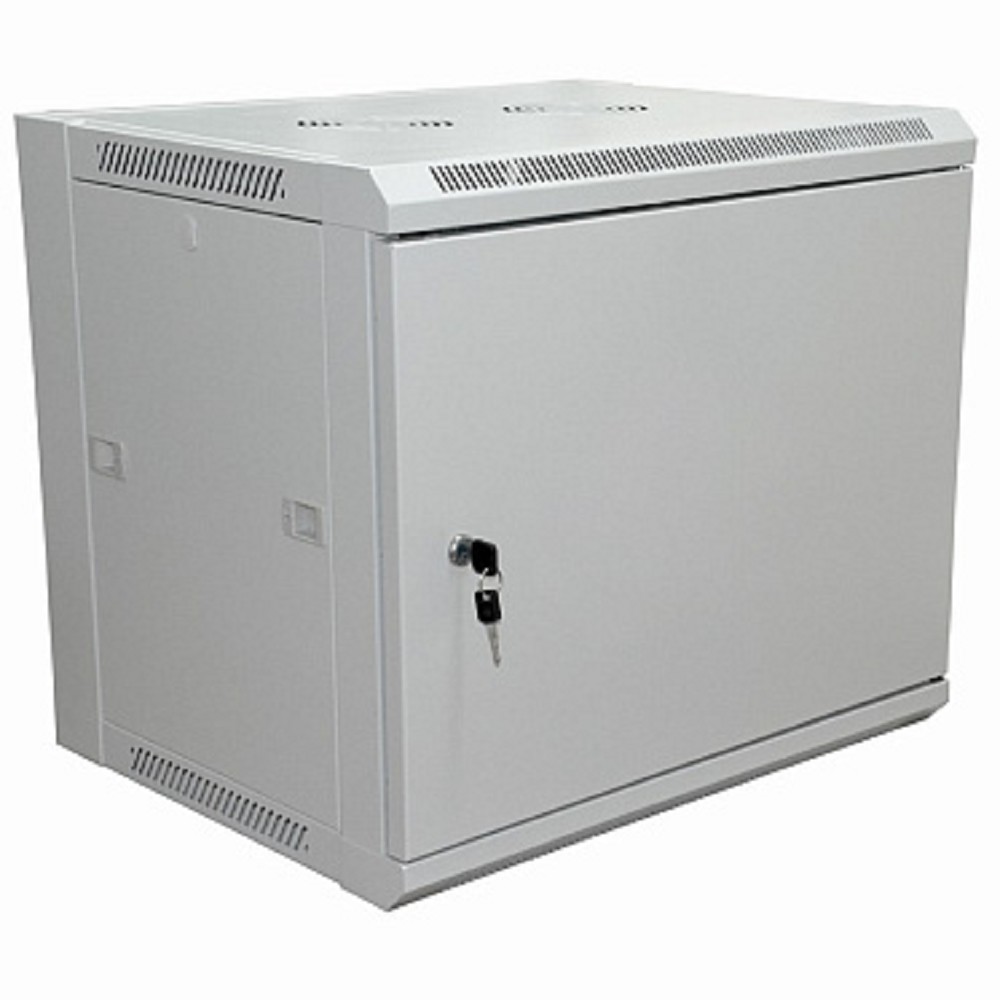 Rexant (04-2234) Шкаф настенный 19" 18U 600х600х964мм (ШхГхВ) -дверь металл,стенки съемные (разобранный) RAL 7035 PRO