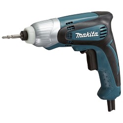 Makita TD0100 Шуруповерт уд,230Вт,0-3200у\м,6-ти гран 6.35,100Нм,0.96кг,кор,M5-M14,бита Philips 