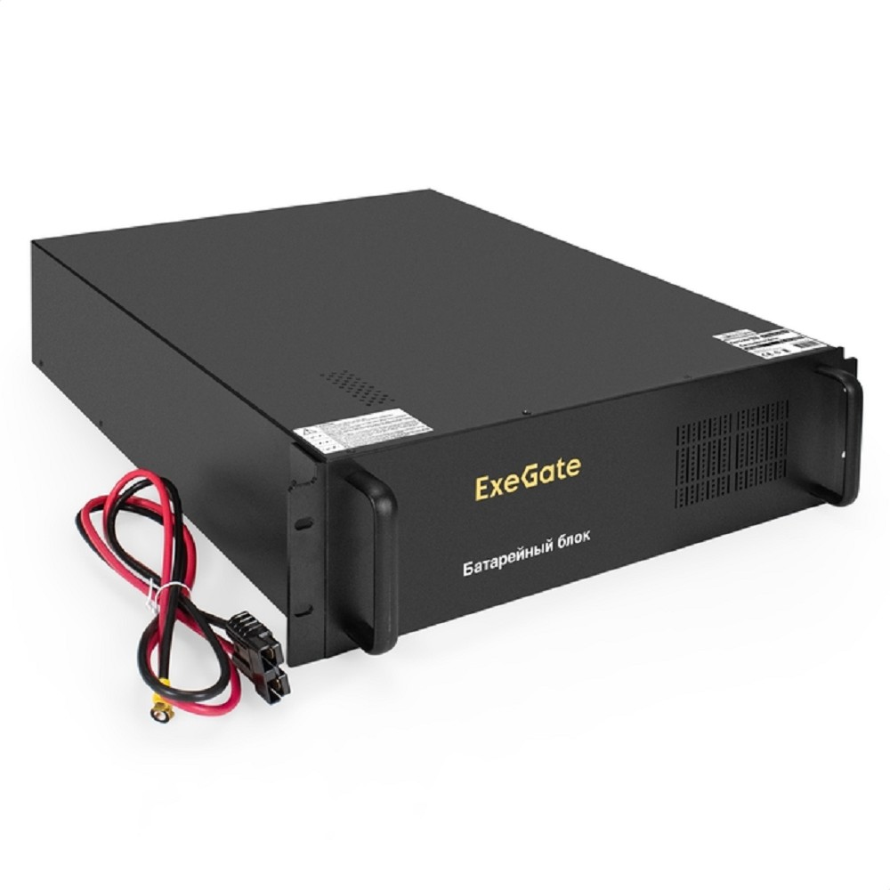 Exegate EX299042RUS Батарейный блок ExeGate PowerExpert BX-3U.240V.20S9Ah для ULS-575-6kVA/ULS-575-10kVA (батареи 12V 9Ah - 20шт, Rackmount 3U, металлический корпус, Black)
