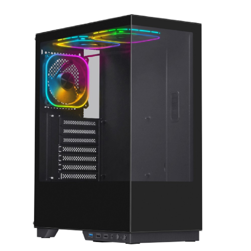 Defender Корпус компьютерный HyperHub черный,ATX,3fans,switchM/BSync