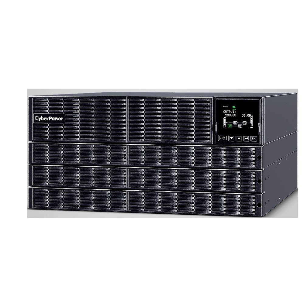 ИБП CyberPower OLS10KERT5U {Online, 10кВА/10кВт USB/RS-232/Dry/EPO/SNMP/CloudCard/bat.detect/МВ (4 С13, 4 C19, terminal ) 20х9Ач}