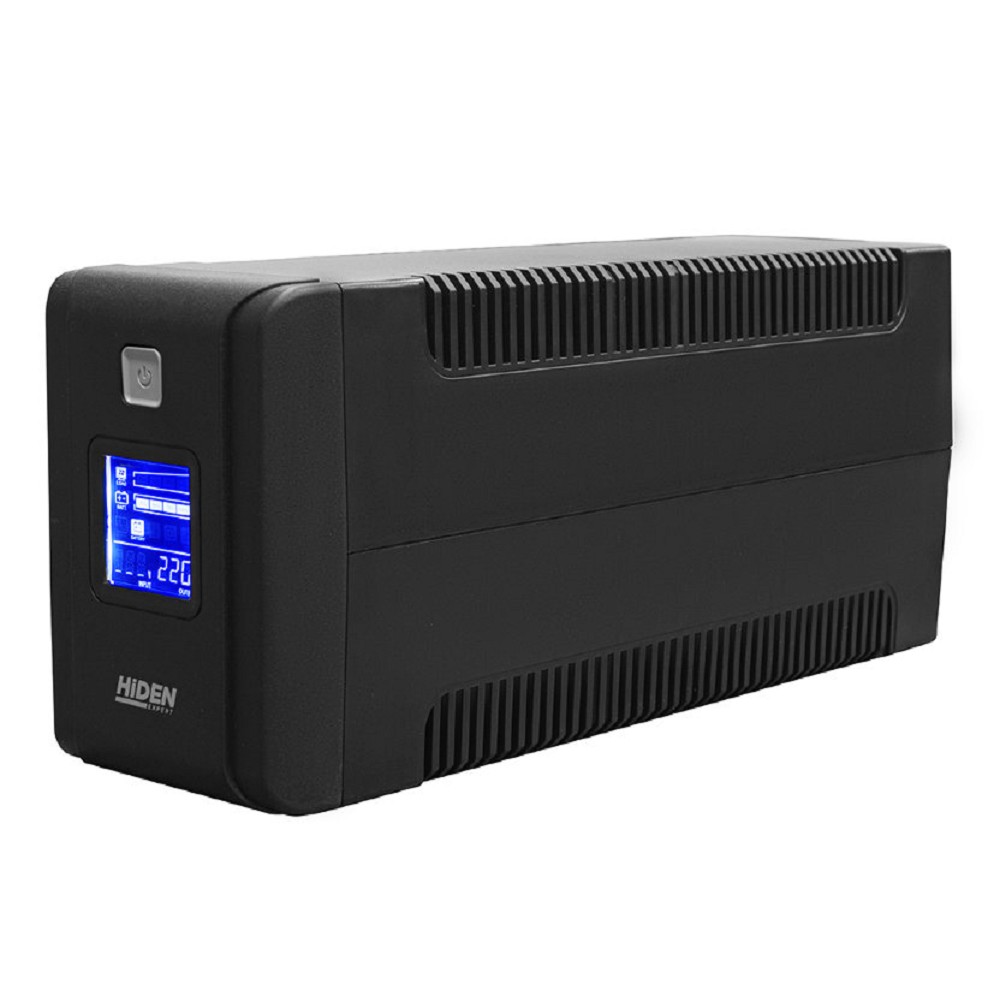 ИБП HIDEN EXPERT ULS600C 600ВА/360Вт {Линейно-интерактивный,2xSchuko LCD, USB, встроенный АКБ 1x12B/7Ач}