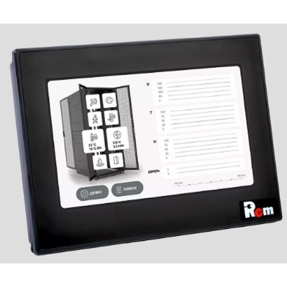 REM HMI-дисплей 7” (сенсорная панель оператора), промышленный + UV фильтр R-HTP-07P02