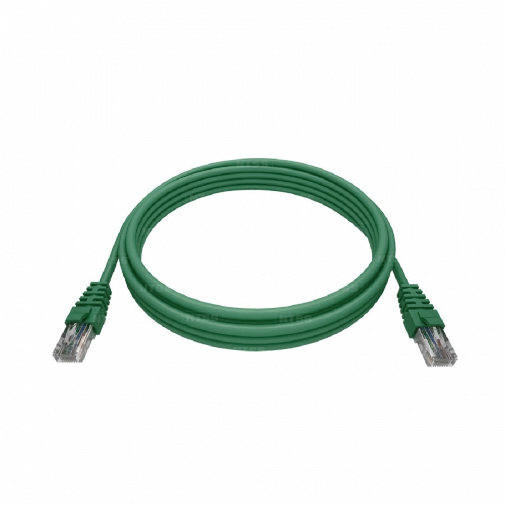 NTSS Патч-корд NTSS RJ45/8P8C, T568B UTP 6 кат. литой, 0.15 метров, LSZH, зеленый NTSS-PC-UTP-RJ45-6-0.15-LSZH-GN