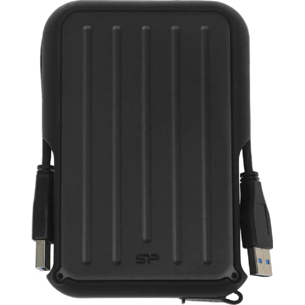 Silicon Power Portable HDD 4TB Armor A66, 2.5", USB 3.2, Черный (SP040TBPHD66LS3K)