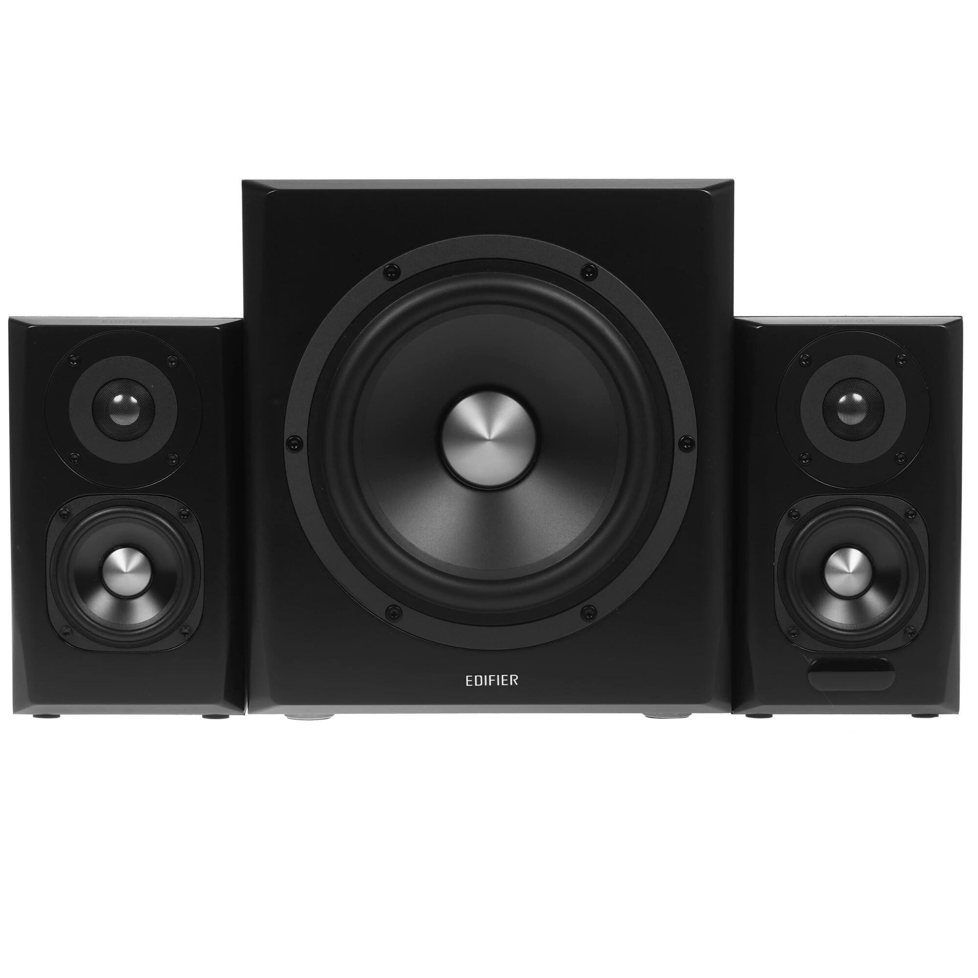 Edifier S351DB Black <2.1,150W RMS, дерево, Bluetooth aptX>