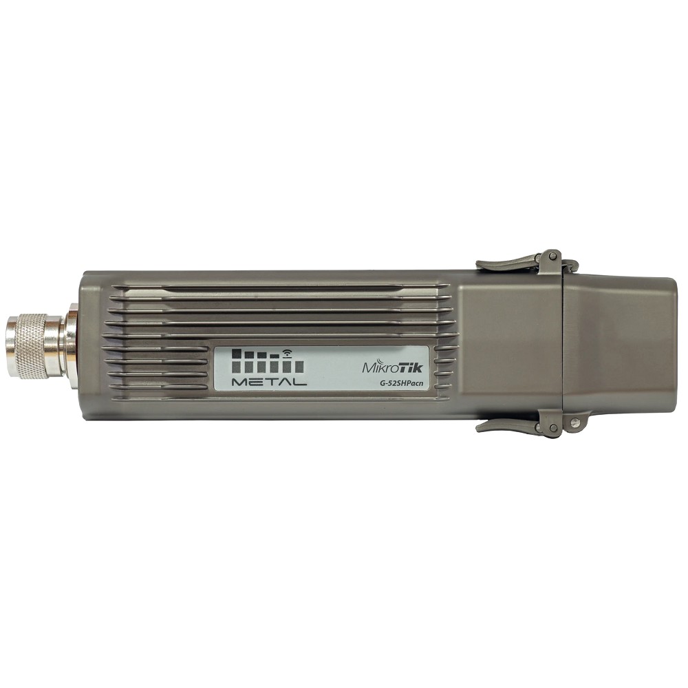 MikroTik RBMetalG-52SHPacn Беспроводная точка доступа, Metal 52 ac 2.4/5GHz 802.11a/b/g/n/ac wireless, RouterOS L4, metal case, mounting loops, PoE, PSU, Omni antenna