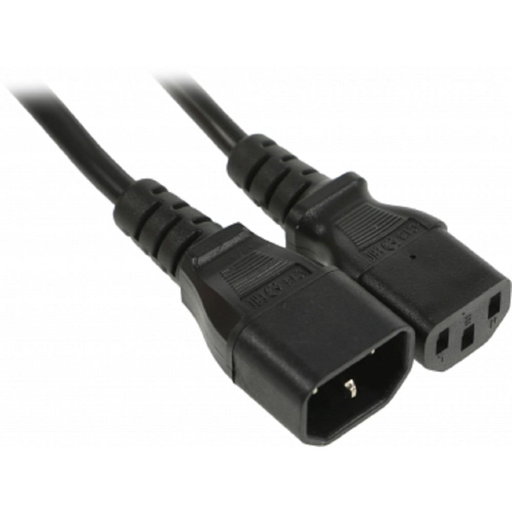 Rexant (04-2726) Шнур сетевой IEC 320 C13 – IEC 320 C14 3x1,0мм?, длина 0,6м