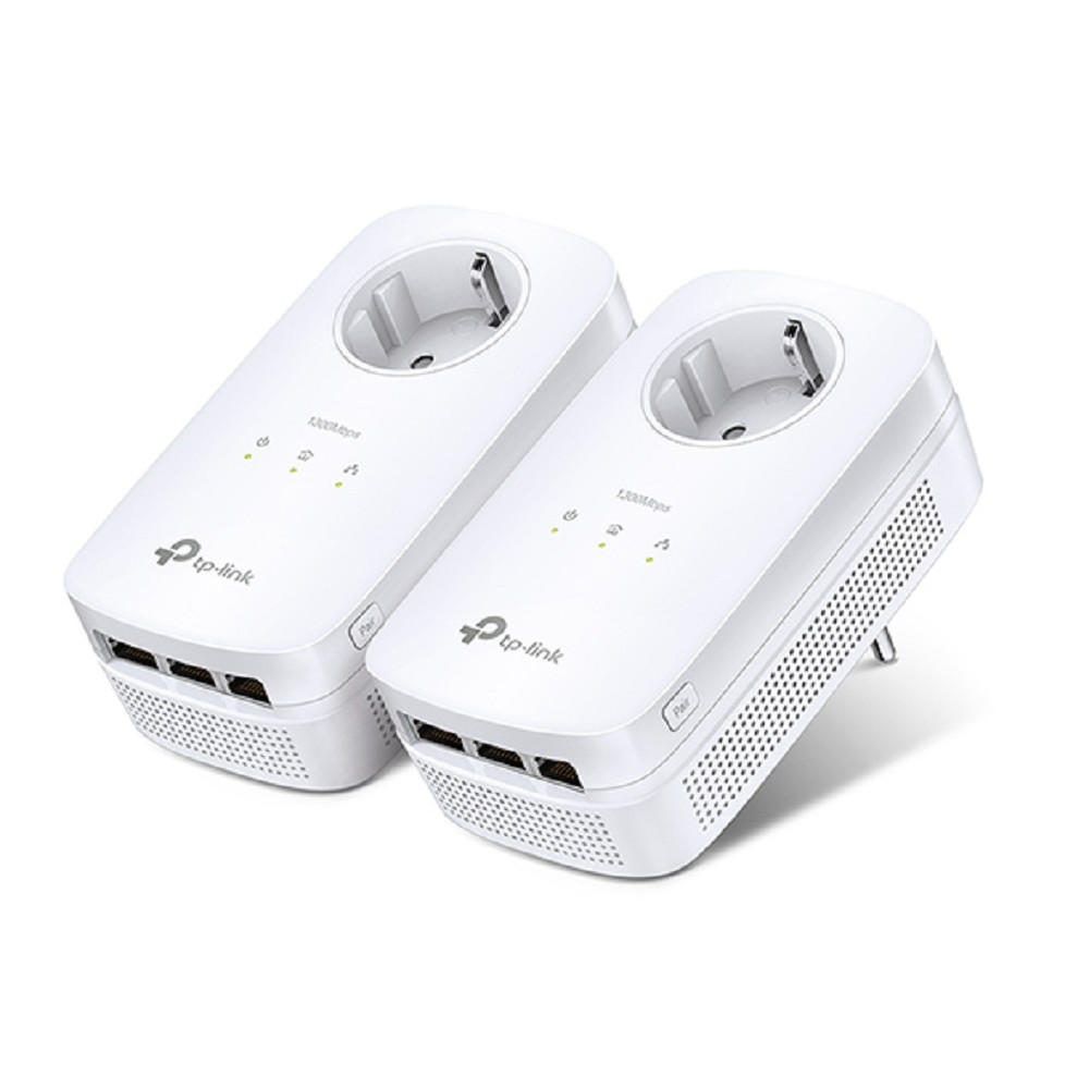 TP-Link TL-PA8030P KIT AV1300 Комплект гигабитных Powerline-адаптеров со встроенной розеткой