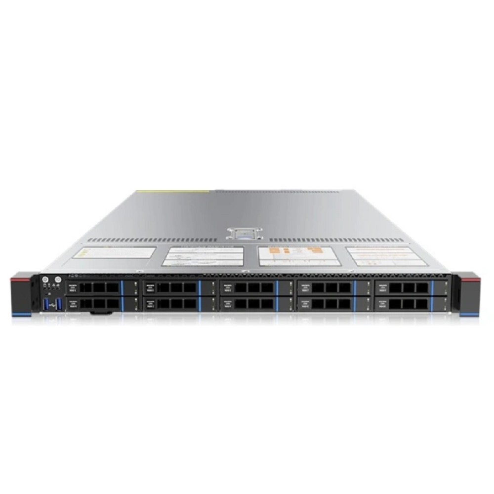 Gooxi SL101-D10R-NV-G4 1U  2xLGA4677 (350W)  ; 32x DDR5; 10x 2.5"(8x SATA/SAS/NVMe + 2x NVMe);  2х M.2 SATA 2280/22110 ;   1xPCIe 5.0x16; 2xPCIe 5.0x8 LP ;  2x OCP3.0 ; no LAN;  IPMI ; RAIL; 2x1300W