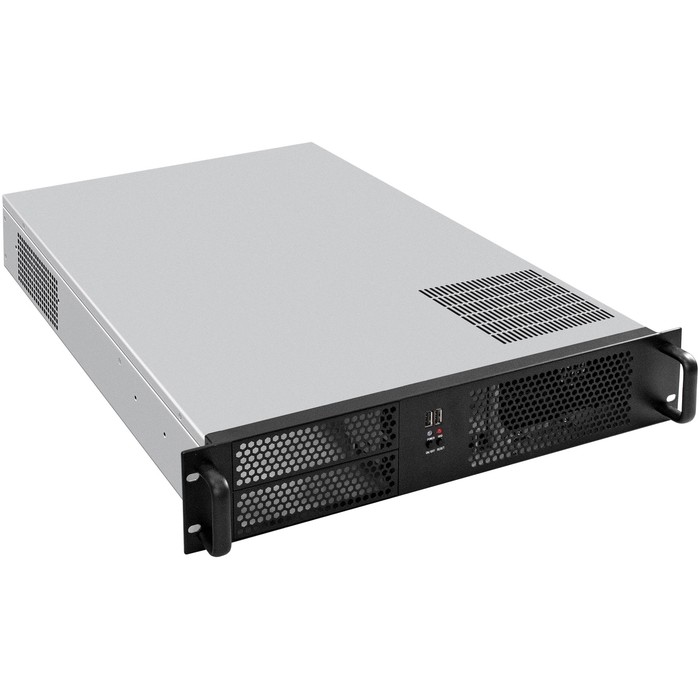 Exegate EX293350RUS Серверный корпус ExeGate Pro 2U650-08 <RM 19", высота 2U, глубина 650, БП 1000ADS, 2*USB>