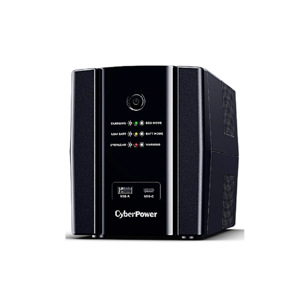 Повреждение упаковки ИБП CyberPower UT1500EG {Line-Interactive, Tower, 1500VA/900W USB/RJ11/45/USB charger A/C (4 EURO), 12В/7 Ач х 2}