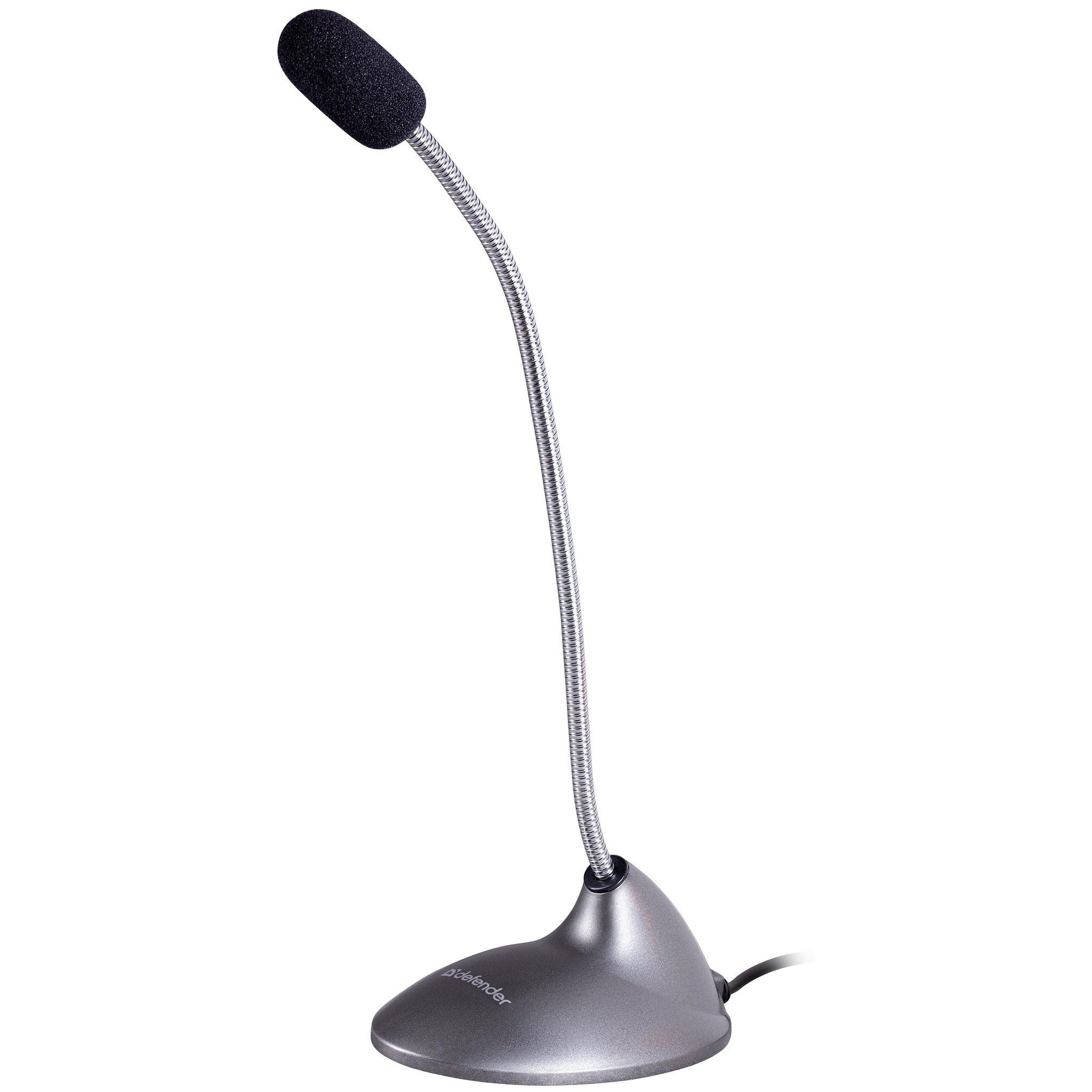 Defender MIC-111 Микрофон компьютерный, серый, кабель 1,5 м [64111]