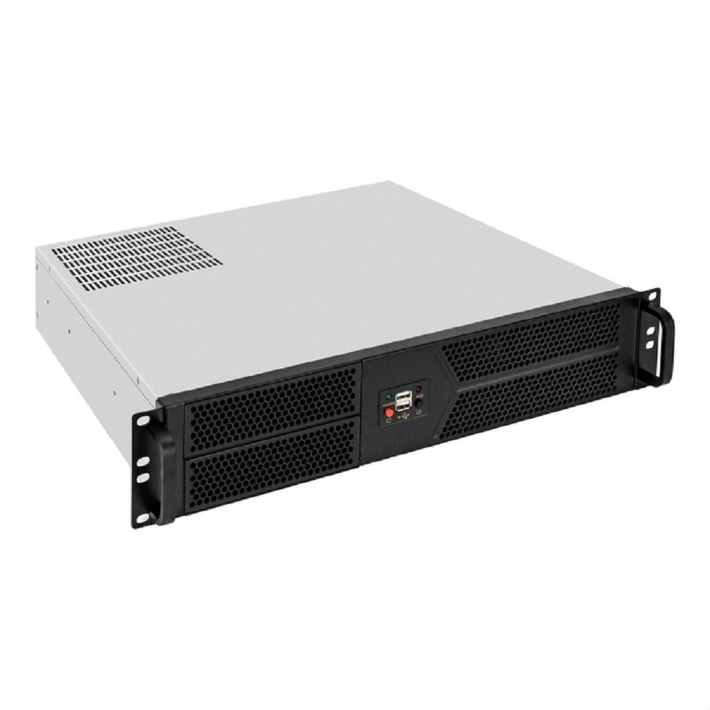Exegate EX298525RUS Серверный корпус ExeGate Pro 2U400-04 <RM 19", высота 2U, глубина 400, БП 900ADS, 2*USB>